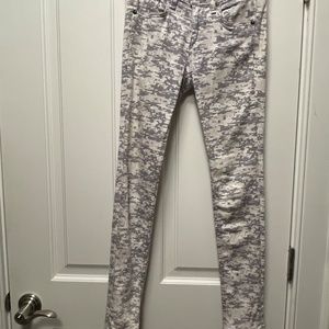 Rag & Bone digital camo jeans size 26